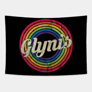 Glynis - Retro Rainbow Faded-Style Tapestry