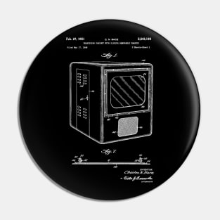 Television Patent 1949 Pin