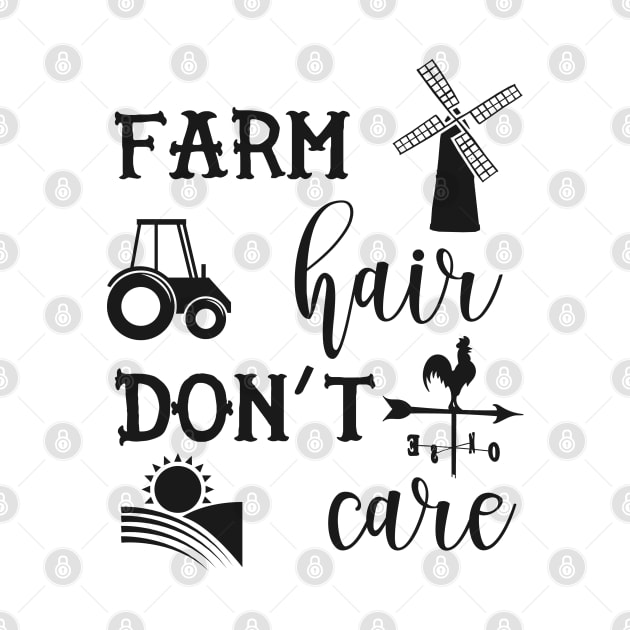 Farmer - Farm hair don't care by KC Happy Shop