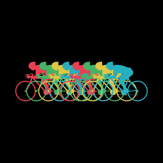 Just Bike, colorful Classic by ysmnlettering