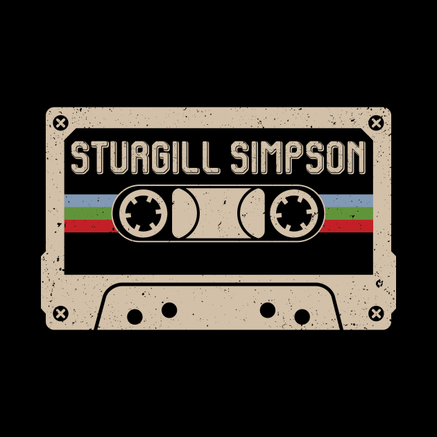 Sturgill Simpson Vintage Cassette Tape by Horton Cyborgrobot