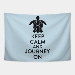 Keep Calm and Journey On Tapestry