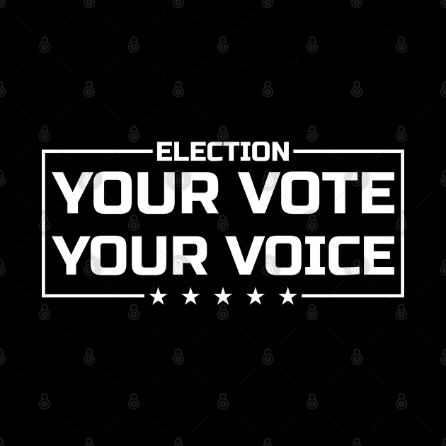 Your Vote Your Voice white by pASob