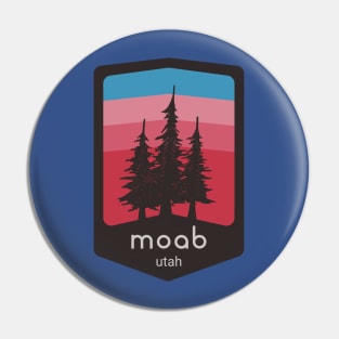 Moab, Utah Logo Apparel & Accessories Pin