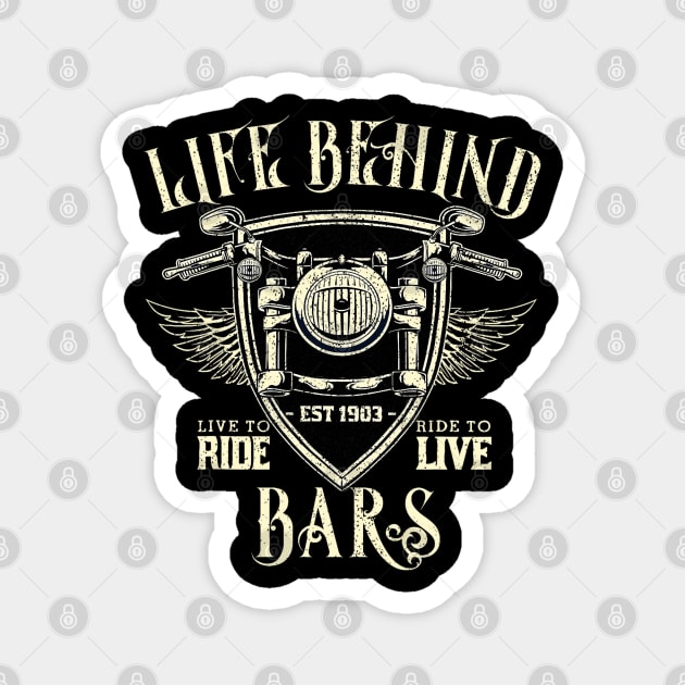 life behind bars Magnet by Graphic tees