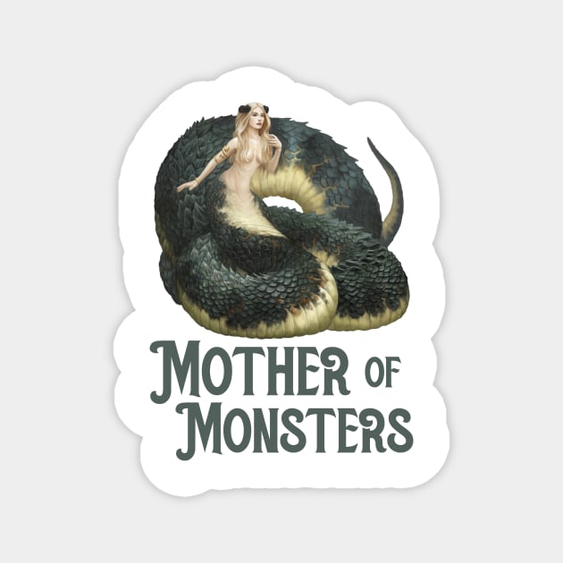 Mother of Monsters Magnet by Mystik Media LLC