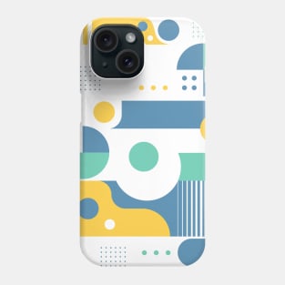 Retro Bauhaus Abstract 3 Phone Case