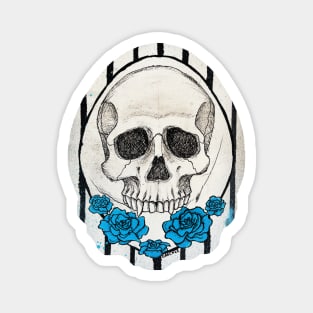 Cameo Skull Magnet