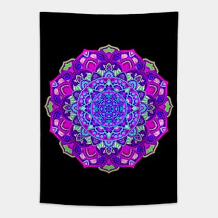 Vibrant Mandala Design Tapestry