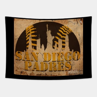 SAN DIEGO PADRES-vintage Tapestry