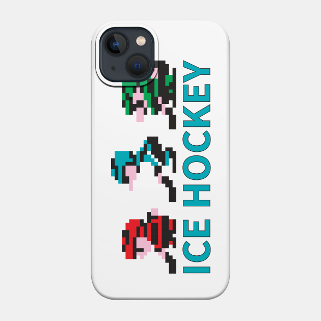 8-bit Ice Hockey Guys - Nintendo - Phone Case