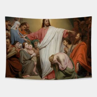 Christ Remunerator by Ary Scheffer Tapestry