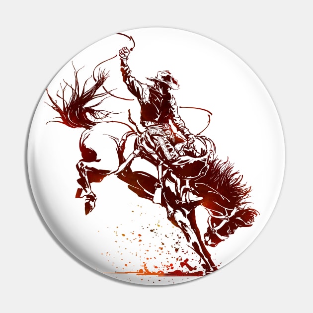 Bucking Bronco Pin by wolfie5150