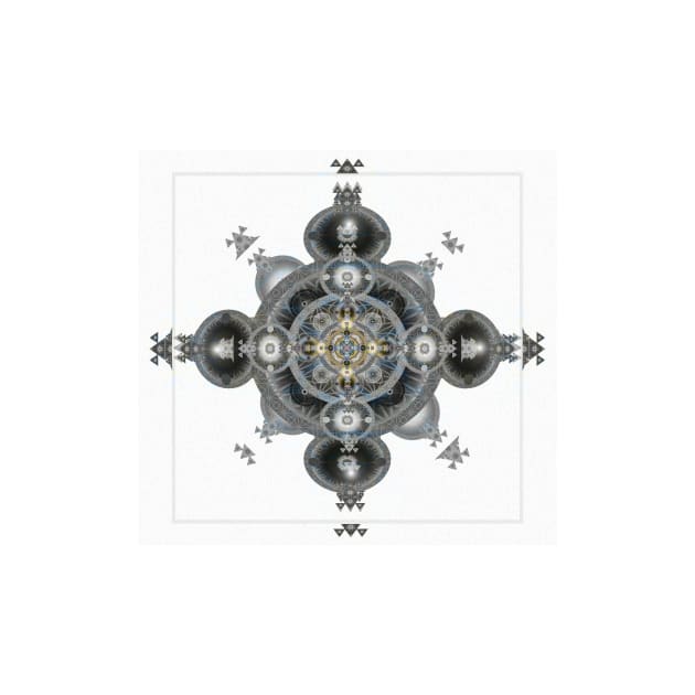 Sacred Geometry Psychedelic Gothic Cross by Sacred Geometry