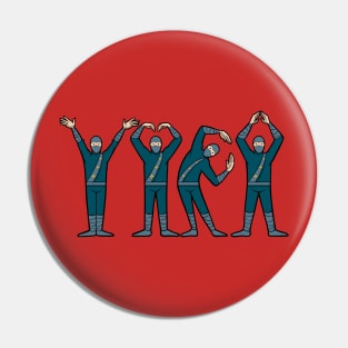 YMCA Ninjas - Colour Pin