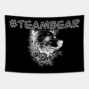 Team Bear (Dark Colors) Tapestry