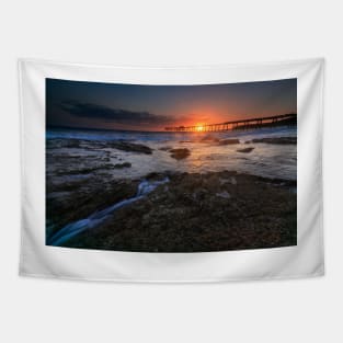 Catherine Hill Bay sunrise Tapestry