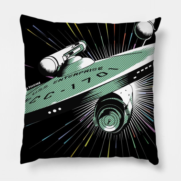 Enterprise NCC-1701 Pillow by Limey_57
