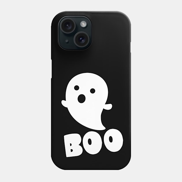 BOO -A Little Ghost Phone Case by MooMiiShop