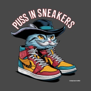 Puss in stylish sneakers T-Shirt