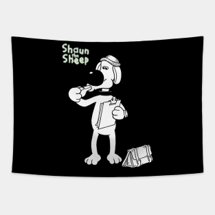 Vintage The Sheep TV Series Cartoon Shaun Tapestry