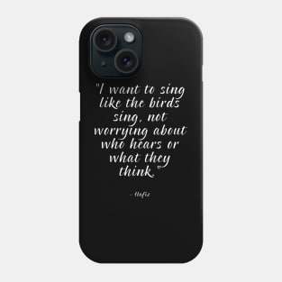 I Want to Sing Phone Case