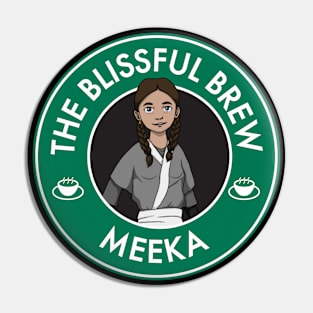 Meeka Tea Shop Logo Pin