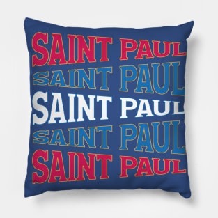 NATIONAL TEXT ART USA SAINT PAUL Pillow