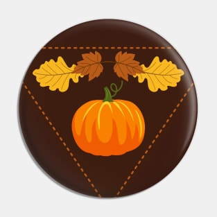 Cute Pumpkin Sticker Pin