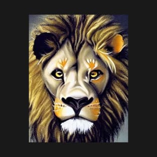 LIon Face Art T-Shirt