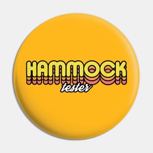Retro Hammock tester Pin
