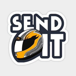 Send It Helmet Dark Magnet