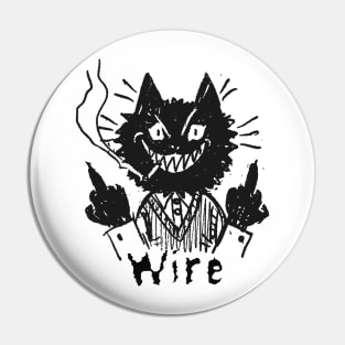 wire  and the bad cat Pin