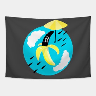 Black Banana Tapestry