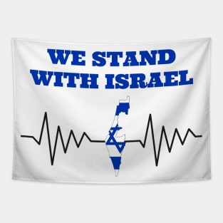 Patriotic Jewish, We Stand With Israel Tapestry