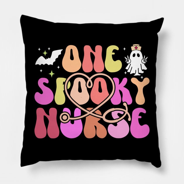 One Spooky Nurse Pillow by TheDesignDepot