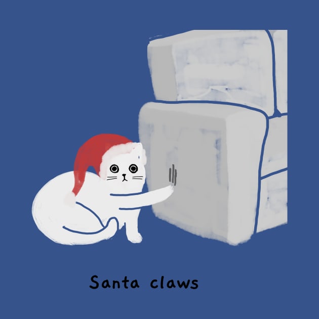 Santa claws (black caption) by KentheCat