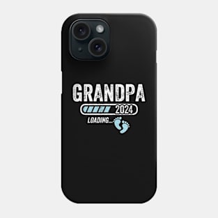 Grandpa 2024 loading for pregnancy announcement Phone Case