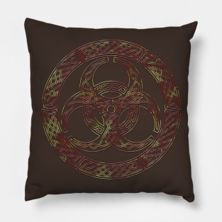 Celtic Knot - Mandala - Bio-hazard Pillow