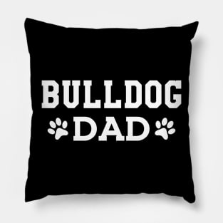 Bulldog Dad Pillow