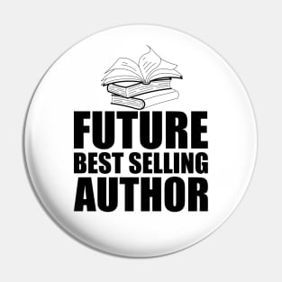 Future Best Selling Author Pin