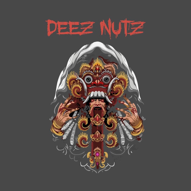 deez nuts art bali by TamaJonson