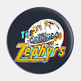 Chicago Zephyrs Basketball Pin