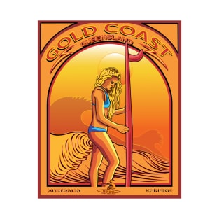 GOLD COAST QUEENSLAND AUSTRALIA SURFING T-Shirt