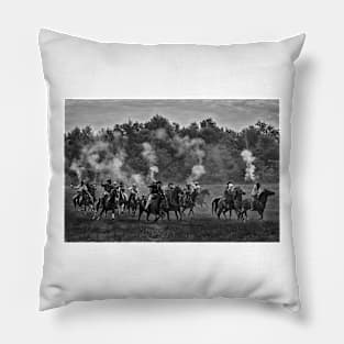 Wild West train robbers Pillow