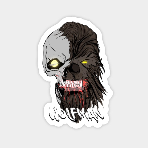 Wolfman Magnet by kodyart101