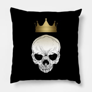 Crowned Skull Pillow