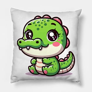 Cutie Croc Charm Pillow