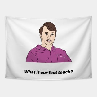 MARK CORRIGAN | WHAT IF OUR FEET TOUCH? Tapestry