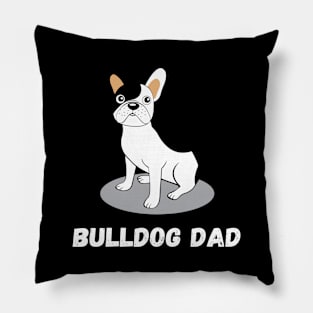 Bulldog Dad Pillow